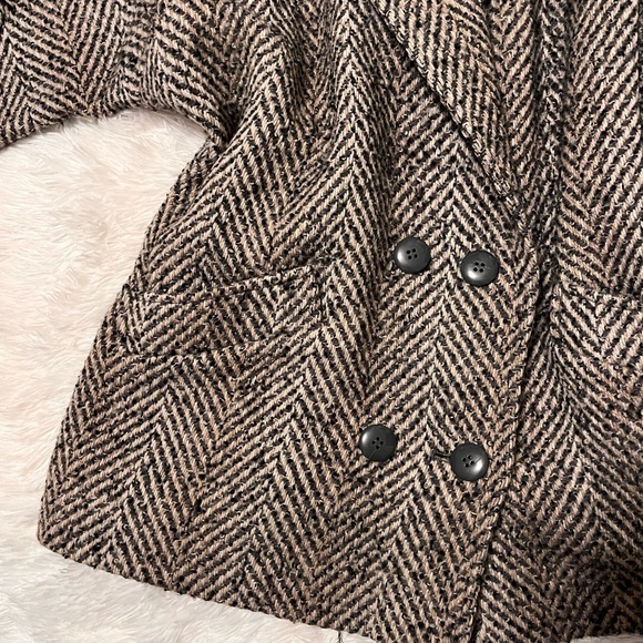 SOLD! Thank you! 🤎Vintage Tweed Wool Coat - Picture 3 of 16